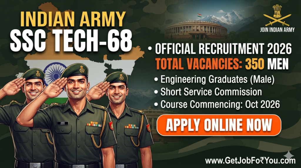 indian army ssc tech 68 recruitment 2026