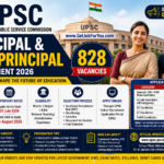 UPSC Principal and Vice-Principal Recruitment 2026 for 828 vacancies with eligibility, application dates, selection process and application fee details